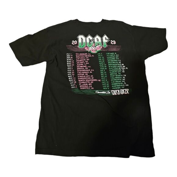 DGAF (Don't Give A Fxxk) Tour 2023 T-Shirt - Size XL - Picture 2 of 5
